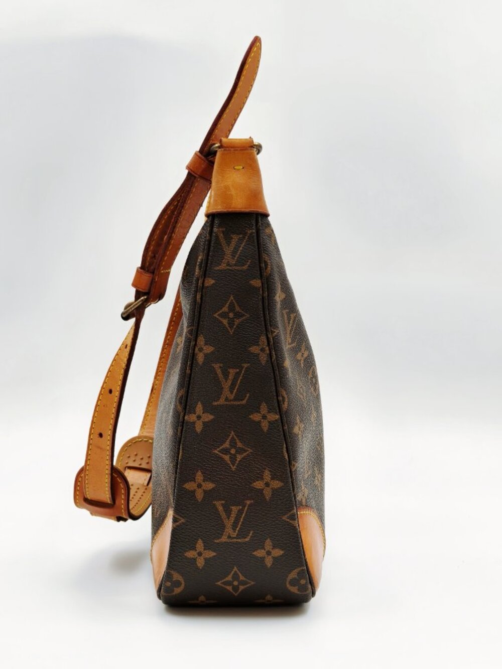 Louis Vuitton Monogram Boulogne 30 Shoulder Bag Brown Canvas Leather - Picture 5 of 16